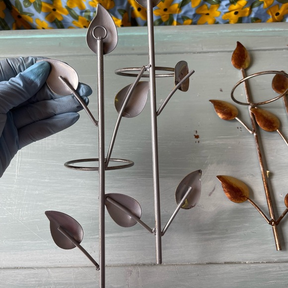 leaf candle holder - Picture 4 of 5